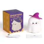 Spooky Pumpkin-Ghost Night Light