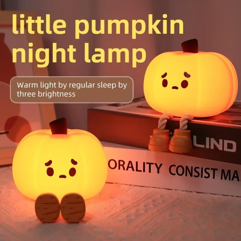 Spooky Pumpkin-Ghost Night Light