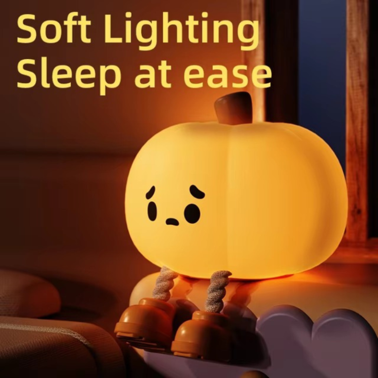 Spooky Pumpkin-Ghost Night Light